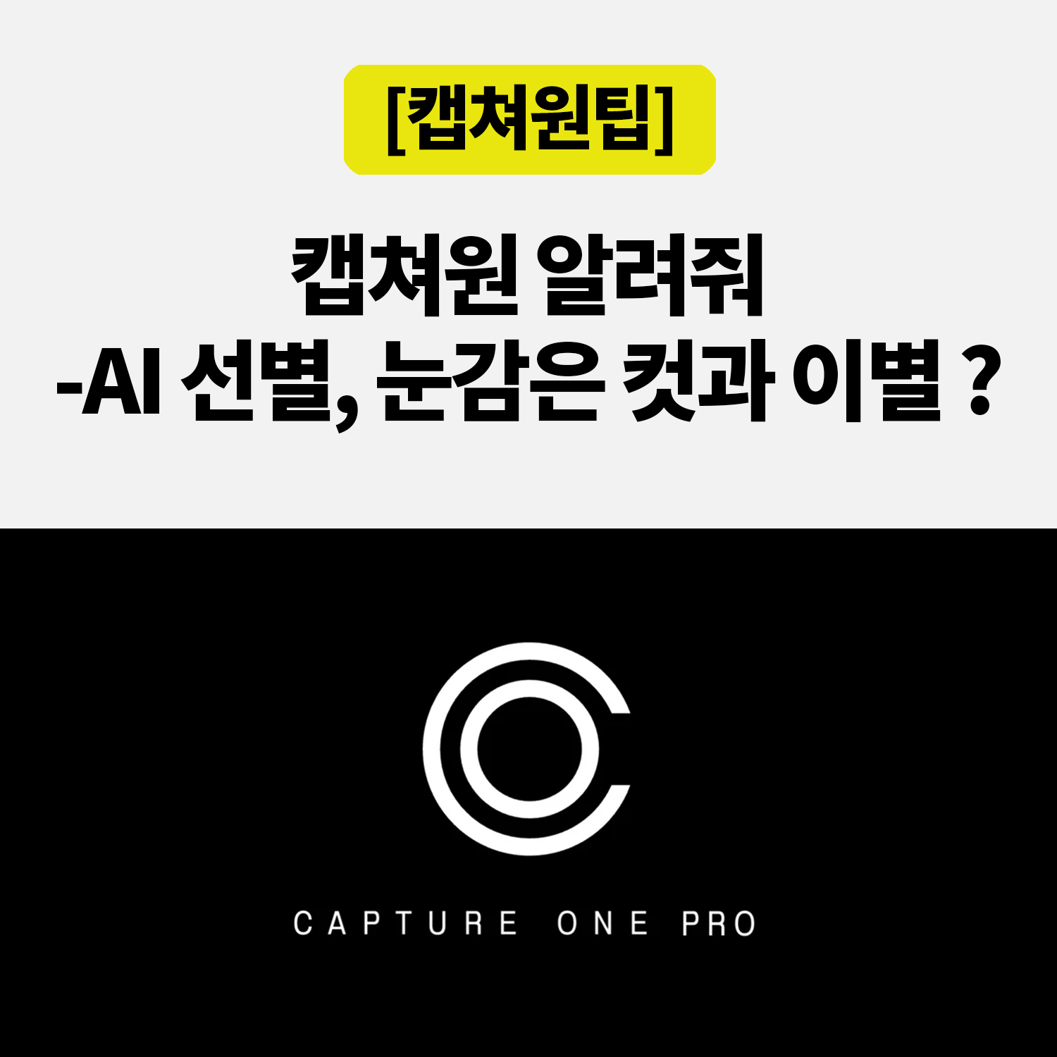 캡쳐원 AI 사진 선별, 눈 감은 컷을 바로 지워도 될까요?